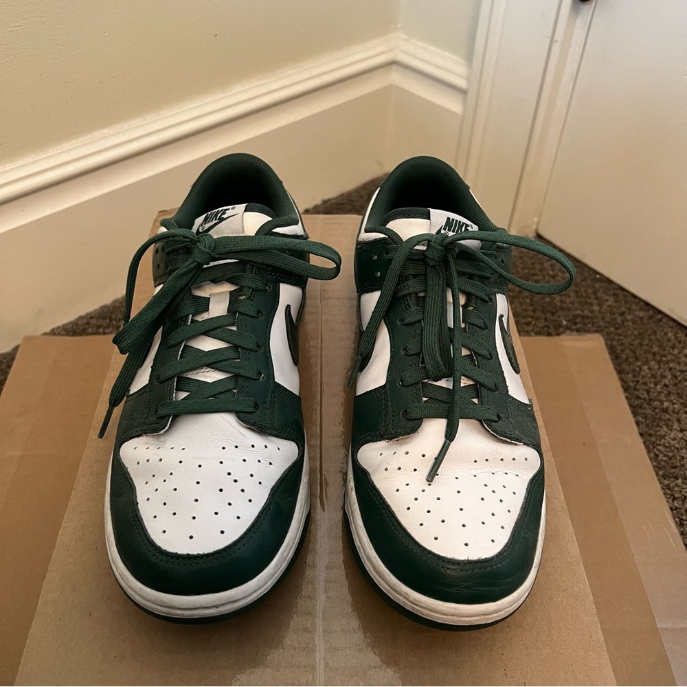 Michigan State Nike Dunk Lows